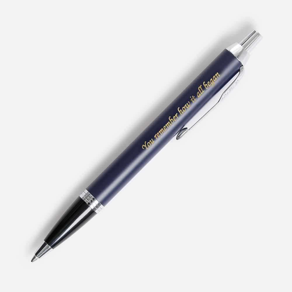Ручка шариковая Parker IM Core Matte Blue CT